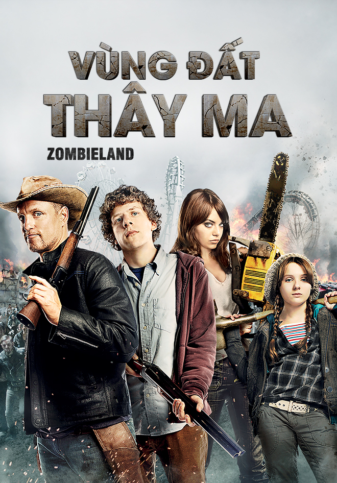 90. Phim Zombieland (2009) - Thị trấn zombie (2009)